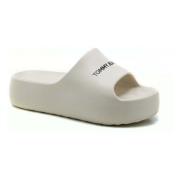 Chunky Flatform Slide Flip-flops Tommy Jeans , Beige , Dames