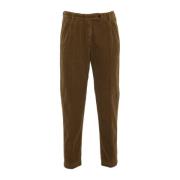 Fluwelen Broek Massimo Alba , Brown , Dames