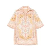 Mosterd Tuniek Jurk Zimmermann , Multicolor , Dames