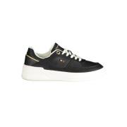 Zwarte Polyester Sneaker Tommy Hilfiger , Black , Dames