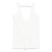 Off White Tank Top MM6 Maison Margiela , White , Dames