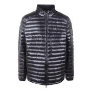 Zwarte Nylon Donsjas met Rits Belstaff , Black , Heren