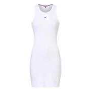 Jurk Tommy Jeans , White , Dames