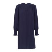 Midnight Marine Vrouwelijke Jurk Kaffe , Blue , Dames