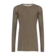 Lange mouw T-shirt Rick Owens , Brown , Heren