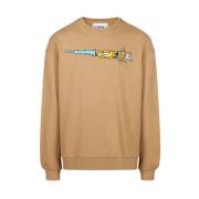 Sweatshirt met Garfield-print Iceberg , Brown , Heren