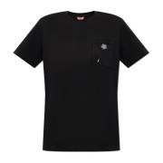 T-shirt met zak Kenzo , Black , Dames