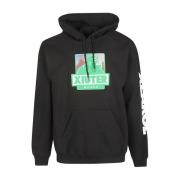 Hoodies Iuter , Black , Heren