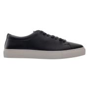 Minimalistische Leren Sneaker Ambitious , Black , Heren