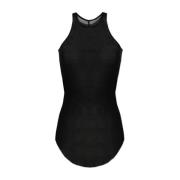 Top Bacic Rib Rick Owens , Black , Dames