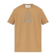 T-shirt met print Iceberg , Brown , Heren