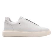 Minimalistische Leren Instap Sneaker Ambitious , White , Heren