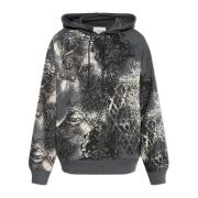 Sweatshirt met Logo Iceberg , Gray , Heren