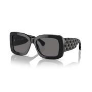 Elegante Zwarte Leren Schoudertas Chanel , Black , Unisex