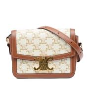 Pre-owned Fabric celine-bags Celine Vintage , White , Dames