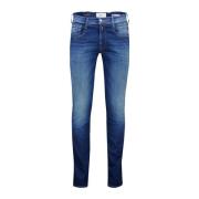 Blauwe Denim Jeans Replay , Blue , Heren