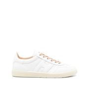 Witte Vetersneakers met Verwisselbare Veters Hogan , White , Dames