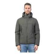 Groene Softshell Gewatteerde Hoodie YES ZEE , Green , Heren