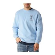 Blauw Front Artwork Relaxed Fit Sweatshirt Scotch & Soda , Blue , Here...