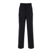 Midnight Blue Wool Pants Ami Paris , Blue , Heren