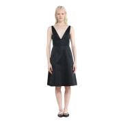 Zwarte Elegante Jurk Collectie N21 , Black , Dames