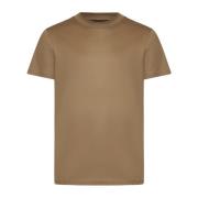 Bruine T-shirts en Polos Collectie Low Brand , Brown , Heren