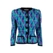 Pre-owned Silk outerwear Yves Saint Laurent Vintage , Multicolor , Dam...