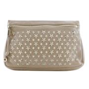 Pre-owned Leather pouches Jimmy Choo Pre-owned , Beige , Dames