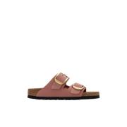 Arizona Big Buckle slides Birkenstock , Pink , Dames