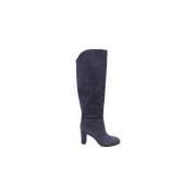 Pre-owned Suede boots Jimmy Choo Pre-owned , Blue , Dames