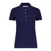 Logo Polo Shirt Slim Fit Lacoste , Blue , Dames