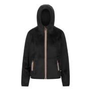 Stijlvolle Winterjassen voor Koud Weer K-Way , Black , Dames