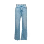 Blauwe Denim Jeans Icon Denim , Blue , Dames