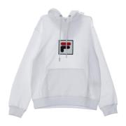 Bright White Heren Hoodie 2.0 Fila , White , Heren