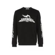 Zwart Logo Print Sweatshirt Givenchy , Black , Heren