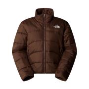 Moderne synthetische donsjas The North Face , Brown , Dames