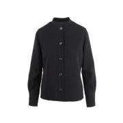 Pre-owned Wool outerwear Yves Saint Laurent Vintage , Black , Dames