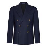 Double-Breasted Blazer Ralph Lauren , Blue , Heren