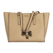 Rock Bow Handtas Lijn F Blugirl , Beige , Dames