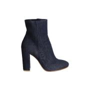 Pre-owned Denim heels Gianvito Rossi Pre-owned , Blue , Dames