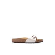 Madrid Slides Birkenstock , Beige , Dames