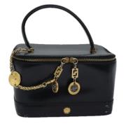 Pre-owned Leather handbags Versace Pre-owned , Black , Dames