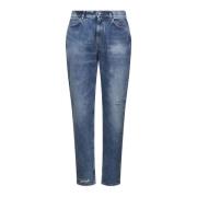 Denim Slim Fit Distressed Jeans Givenchy , Blue , Heren