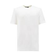 Upgrade je garderobe met dit heren T-shirt Kiton , White , Heren