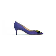 Suède pumps met pailletten Prosperine , Purple , Dames