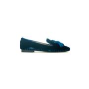 Fluwelen Loafer met Kwastjes Prosperine , Blue , Dames