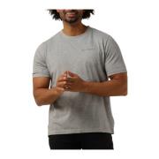 Heren Polo & T-shirts Originele Logo Tee Peak Performance , Gray , Her...