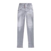 Tapered leg jeans Dsquared2 , Gray , Heren