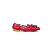 Leren Mocassin met Kwastjes Prosperine , Red , Dames