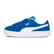 Blauwe Suede Junior Sneakers Puma , Blue , Heren